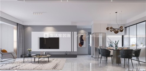 电视墙现代简约风格
