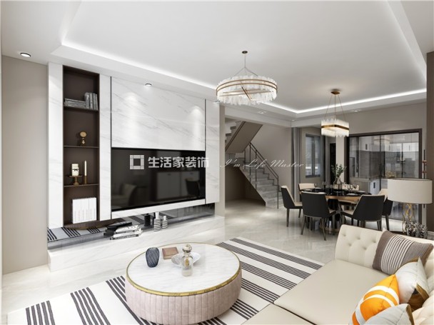 电视墙林肯公园 183m² 现代简约 生活家家居