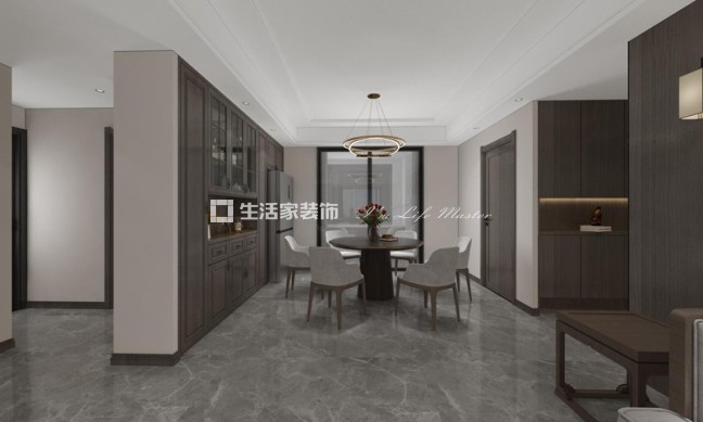 储物柜名城紫金轩103m² 新中式风格