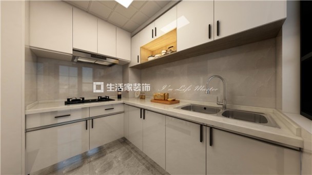 吊顶假日城市 95㎡ 北欧风 生活家家居