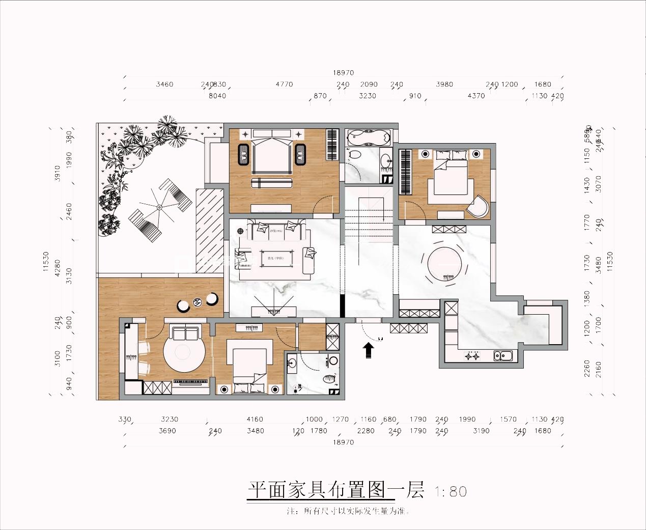 北歐戶型圖裝修效果圖