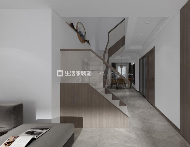 吊顶江南水都美域 140m²  复式 现代风格