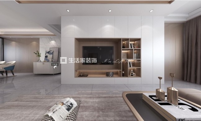 储物柜金茂府 127m² 现代简约风格