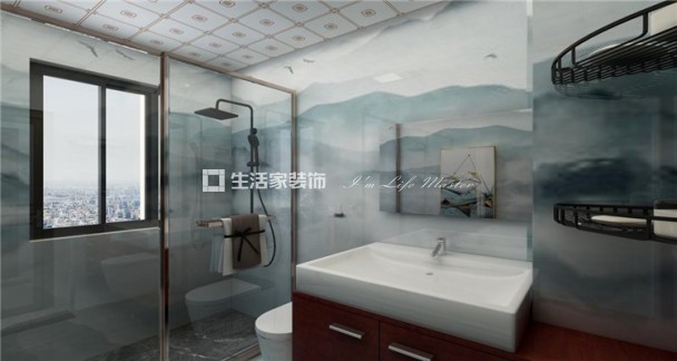 飘窗瑞鼎城 180㎡ 新中式 生活家家居