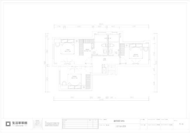 户型图福清融侨•观邸130m² 复式  现代轻奢风格