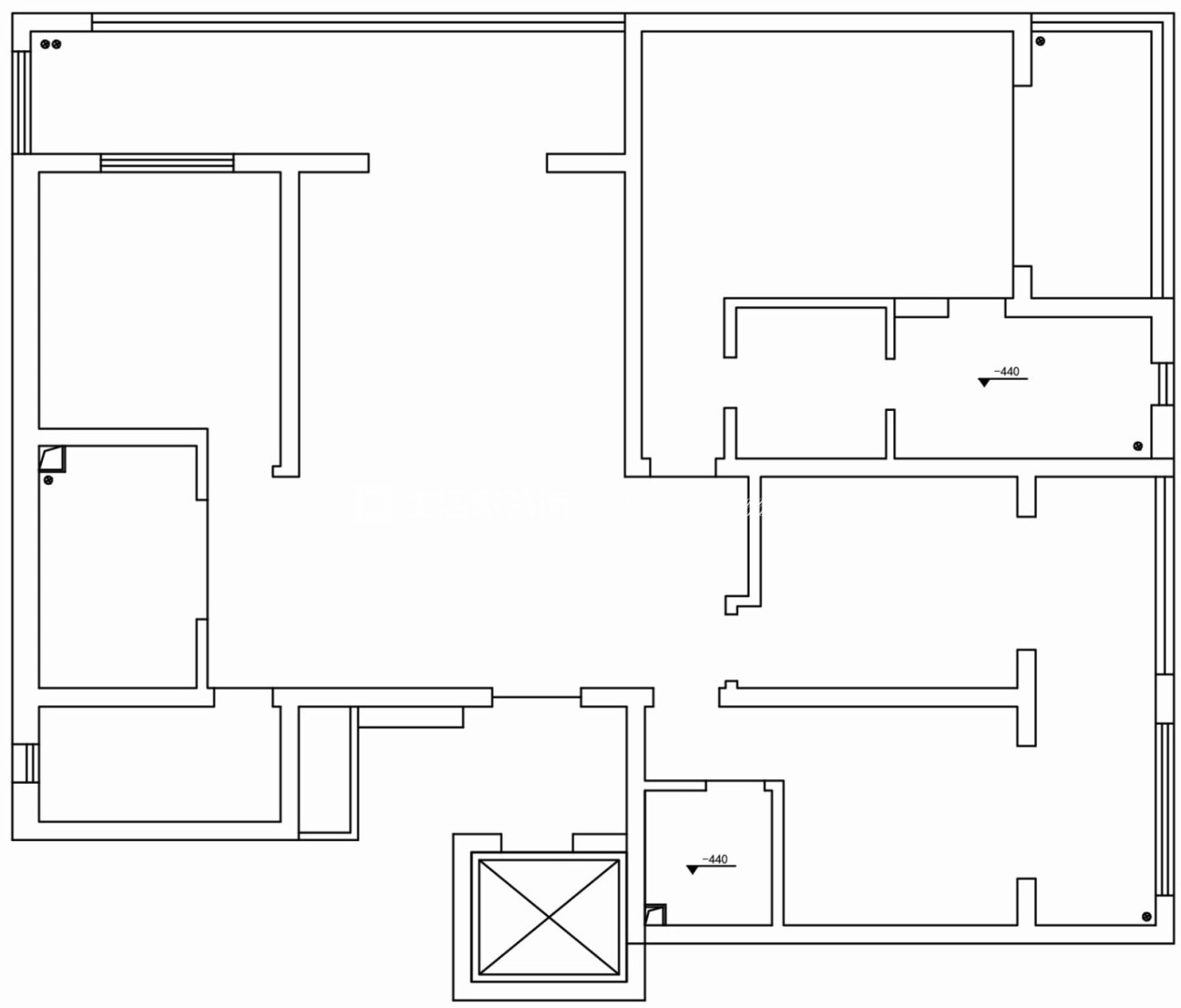 户型图海屿城  147㎡ 新中式 生活家家居