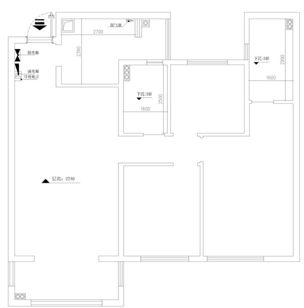 户型图白麓城  100m² 现代简约 生活家家居