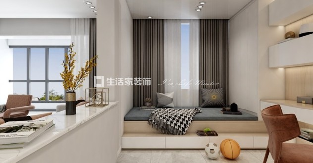 飘窗贵阳乐湾国际-170㎡-现代极简-蒙兵