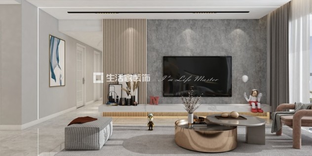 储物柜贵阳乐湾国际-170㎡-现代极简-蒙兵