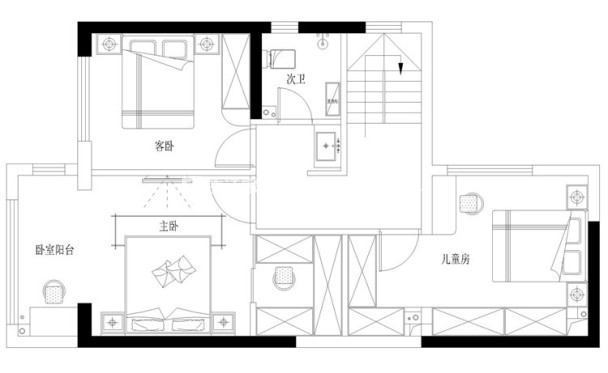 户型图保利玺樾 119㎡  现代简约  生活家家居