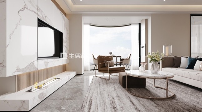 吊顶印象外滩104m² 现代风格