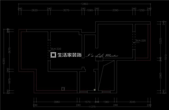 户型图景上云天户型图 景上云天效果图 景上云天装修设计