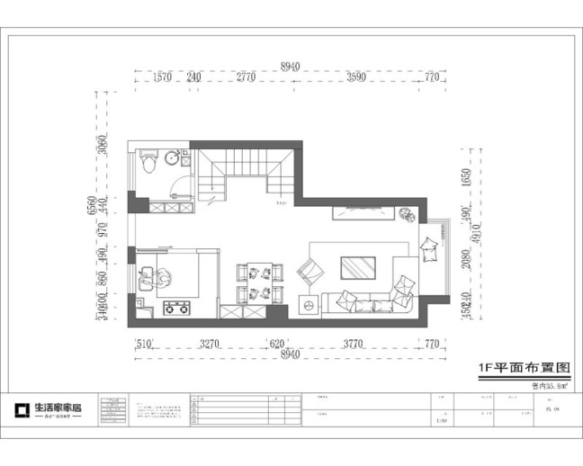 户型图世茂福晟·中央美墅93m²北欧风格