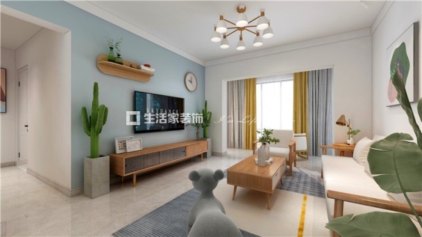 储物柜白麓城 103㎡ 北欧风 生活家家居