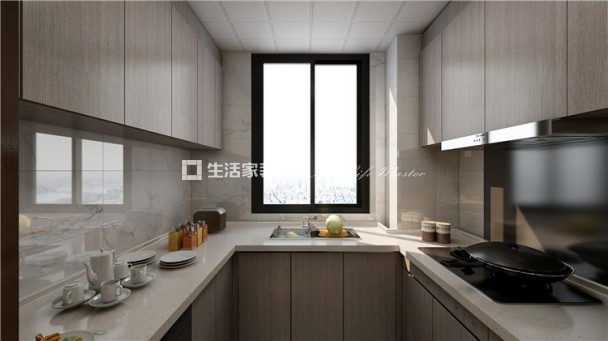 吊顶白麓城 130m² 现代风格 生活家家居