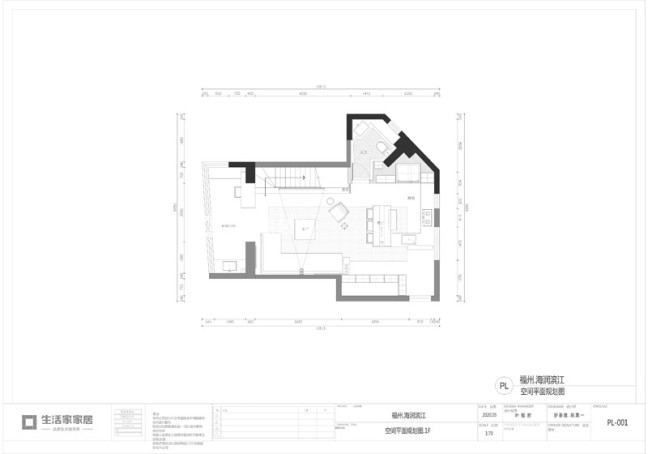 户型图海润滨江B区152m² 复式 现代风格