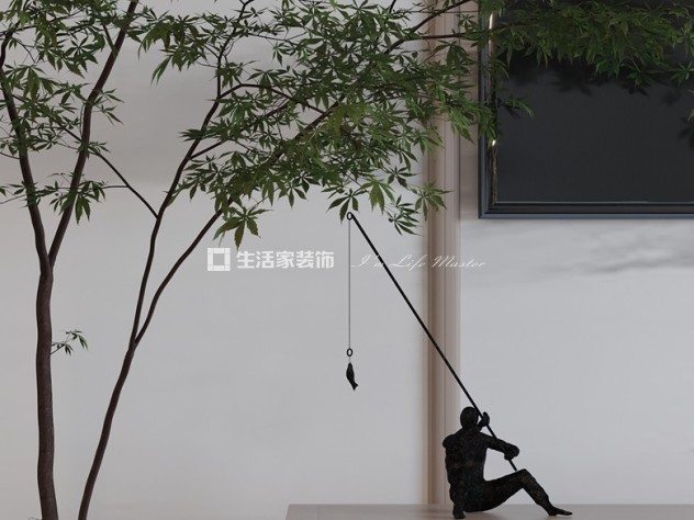 飘窗贵阳新世界-90㎡-中式-陈真平