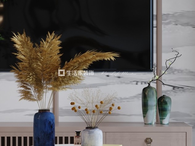 飘窗贵阳新世界-90㎡-中式-陈真平