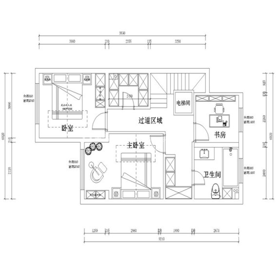 户型图中式风格