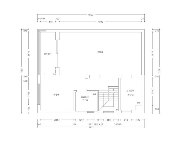 户型图林肯公园 160m² 现代轻奢 生活家家居