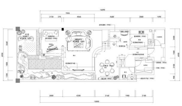 户型图野鸭湖 330㎡ 新中式 生活家家居