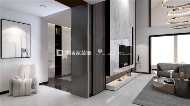飘窗白沙润园 141㎡ 现代极简  生活家家居