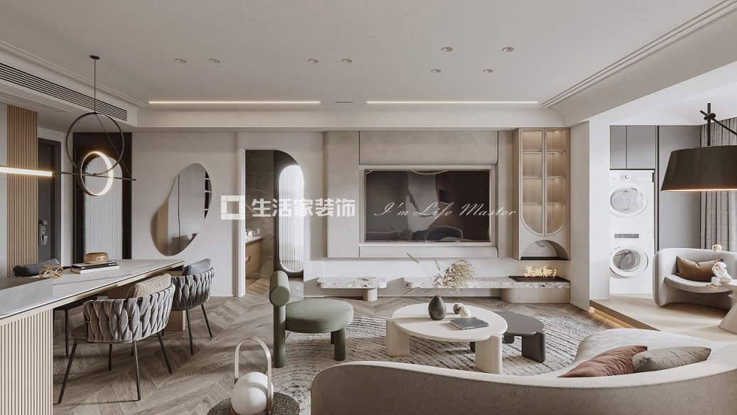 储物柜《极简》融创府+89㎡+现代极简