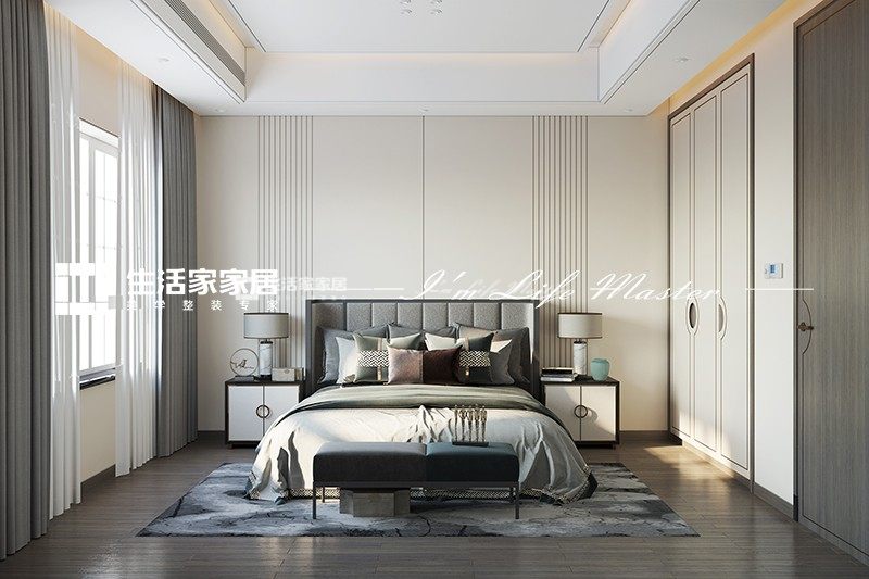 新中式卧室装修效果图