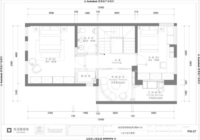 户型图福清锦绣御珑湾3期 254m² (别墅) 现代简约风格