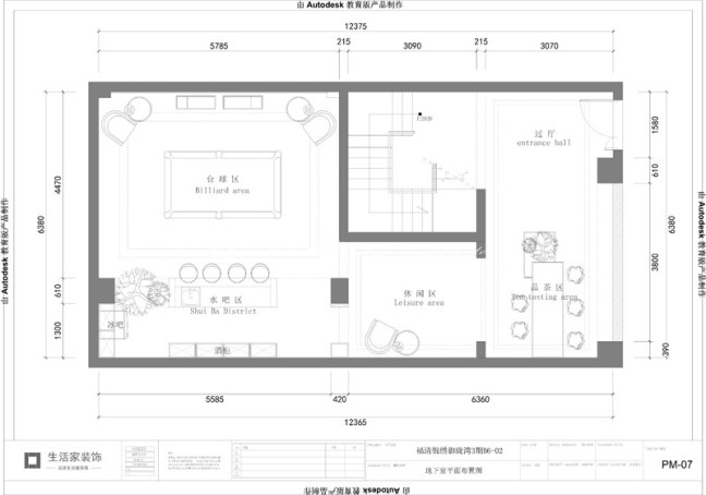 户型图福清锦绣御珑湾3期 254m² (别墅) 现代简约风格