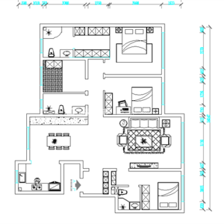 公元大观166平米户型解析