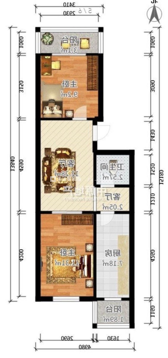 户型图简约风格