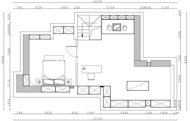 户型图滇池俊府 200㎡ 新中式