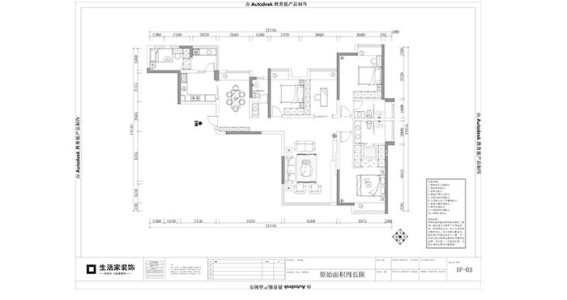 户型图人居东湖长岛175㎡现代轻奢装修案例