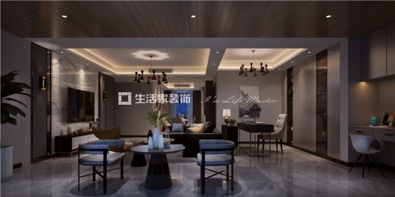 中南·漫悦湾100㎡现代风格装修设计案例