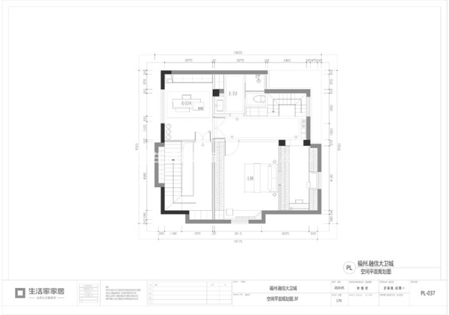 户型图融信大卫城270m²现代轻奢风格装修案例