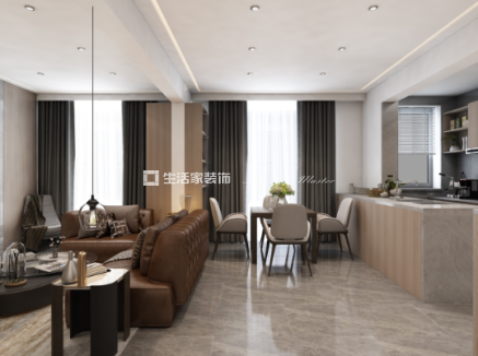 88号公馆+3室2厅2卫+现代轻奢风户型一户型图