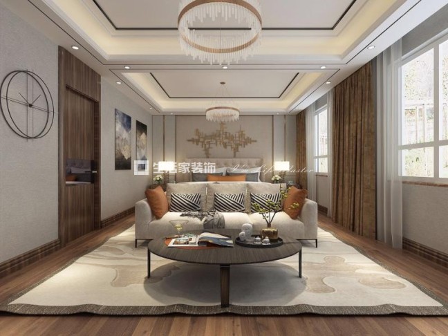 郡源小石城+5室2厅+现代风格户型一户型图