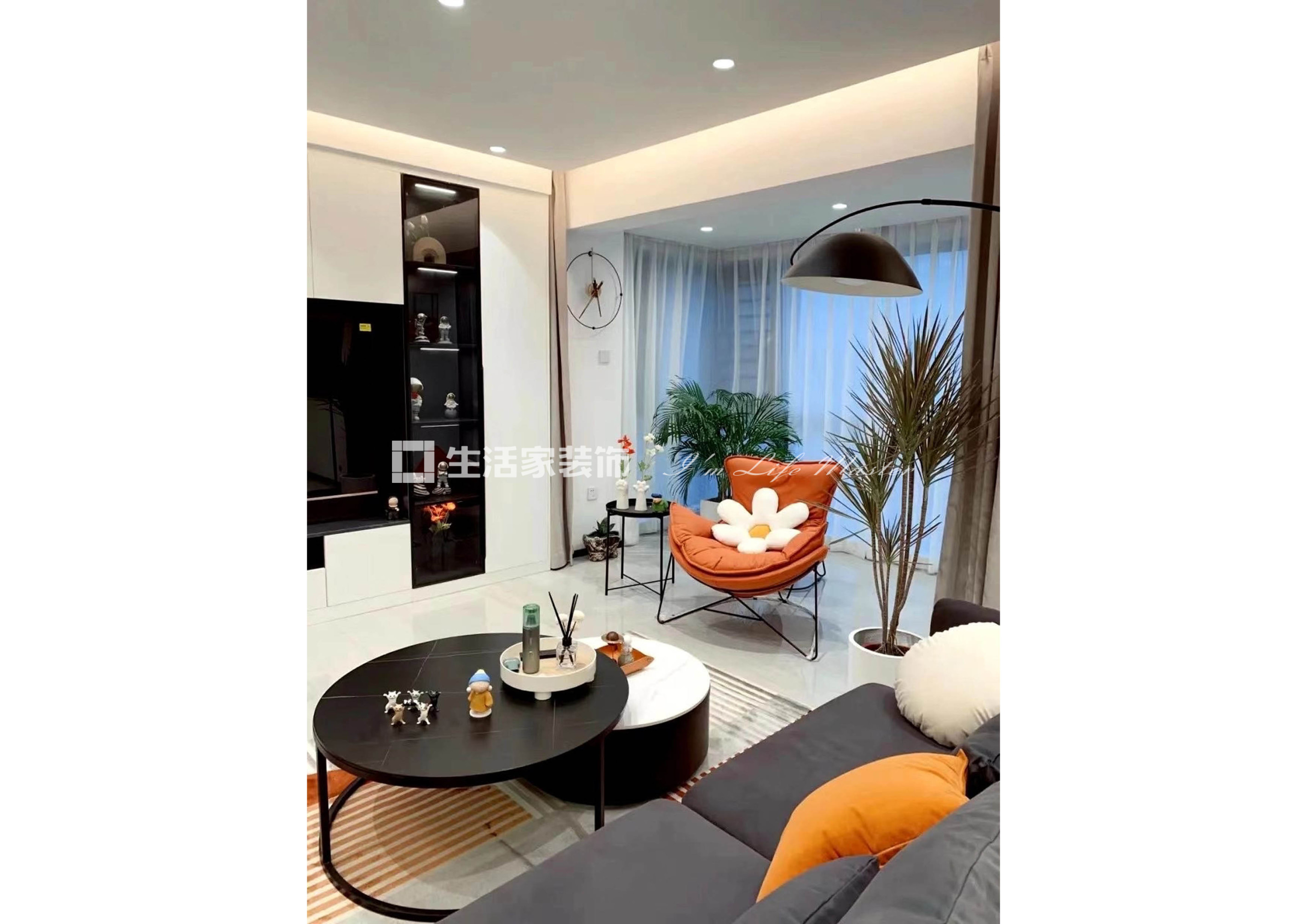 榻榻米160平现代轻奢实景装修实景案例