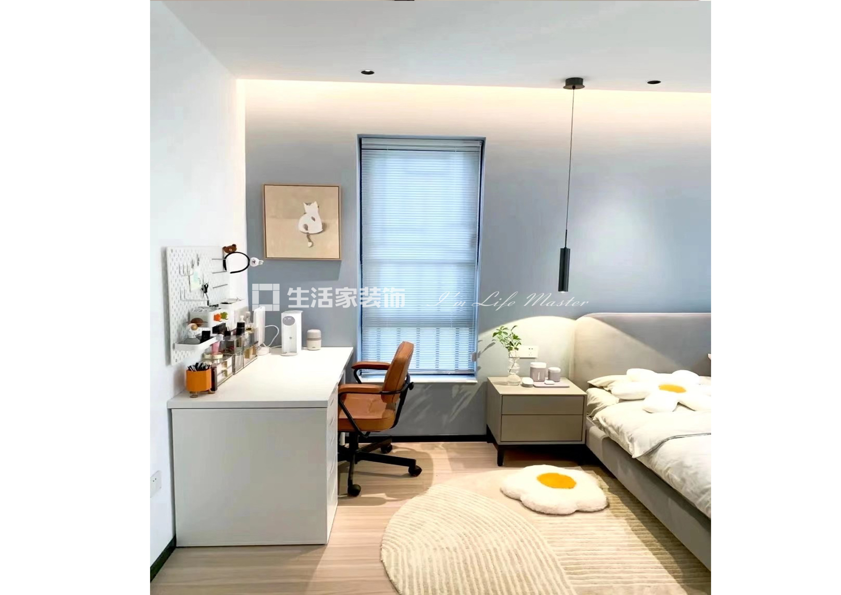 储物柜160平现代轻奢实景装修实景案例