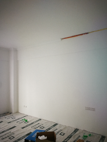 汉口城市广场五期尚邸乳胶漆基层验收效果图