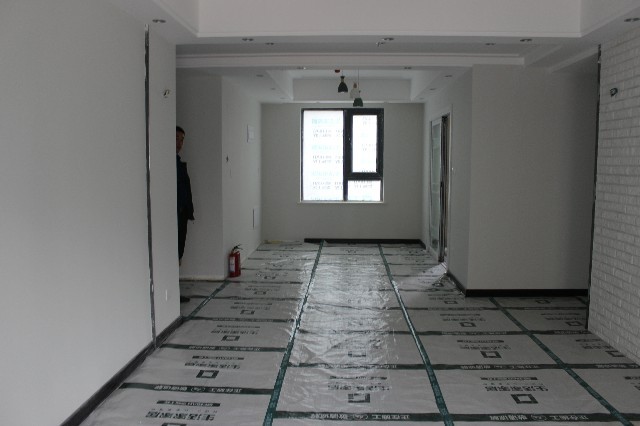 百步亭金桥汇地砖验收效果图