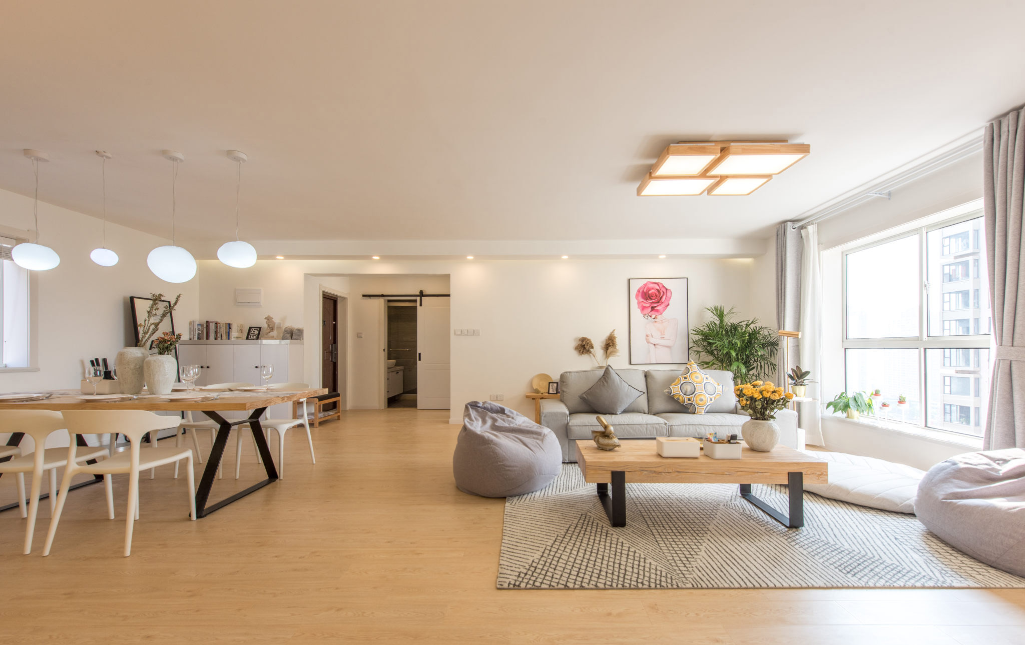 五里和谐家园装修工地