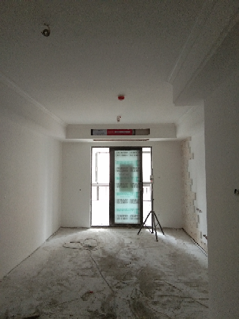 五里和谐家园乳胶漆基层验收效果图