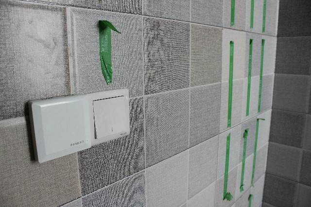 汉口城市广场五期尚邸墙砖验收效果图