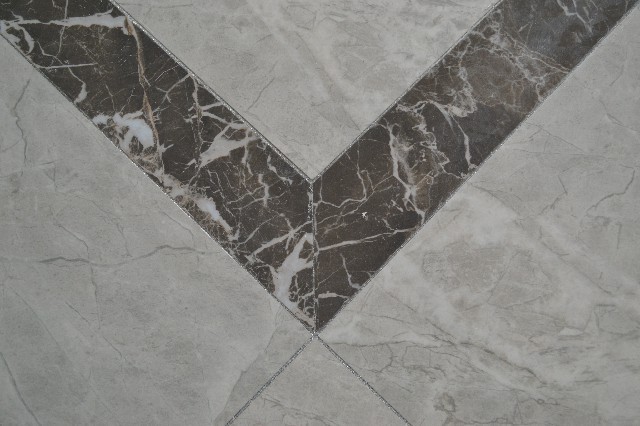 五里和谐家园地砖验收效果图