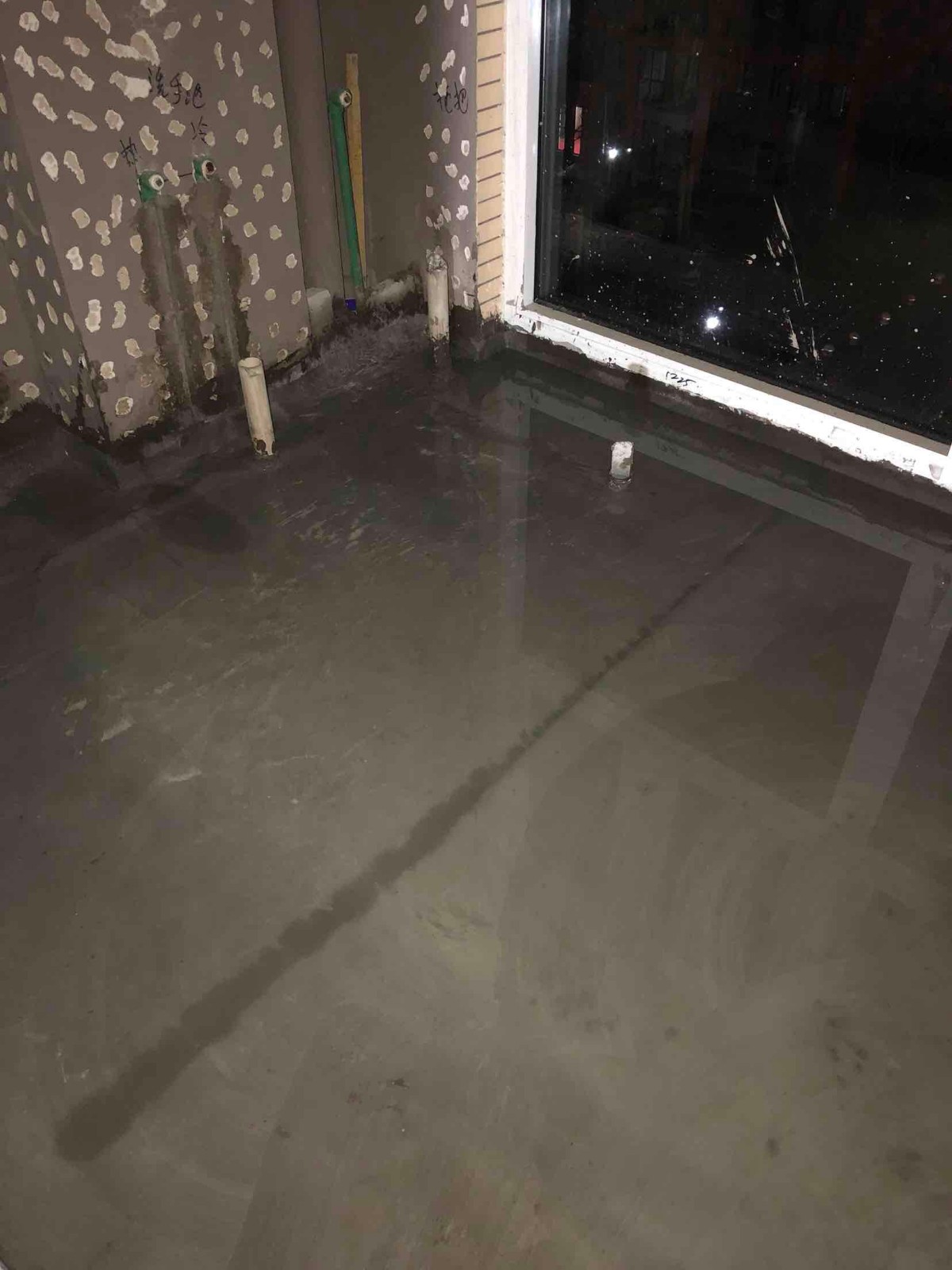 卧龙墨水湖边防水验收效果图