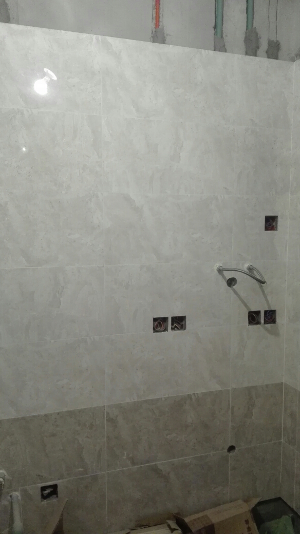 中海凤凰熙岸墙砖验收效果图