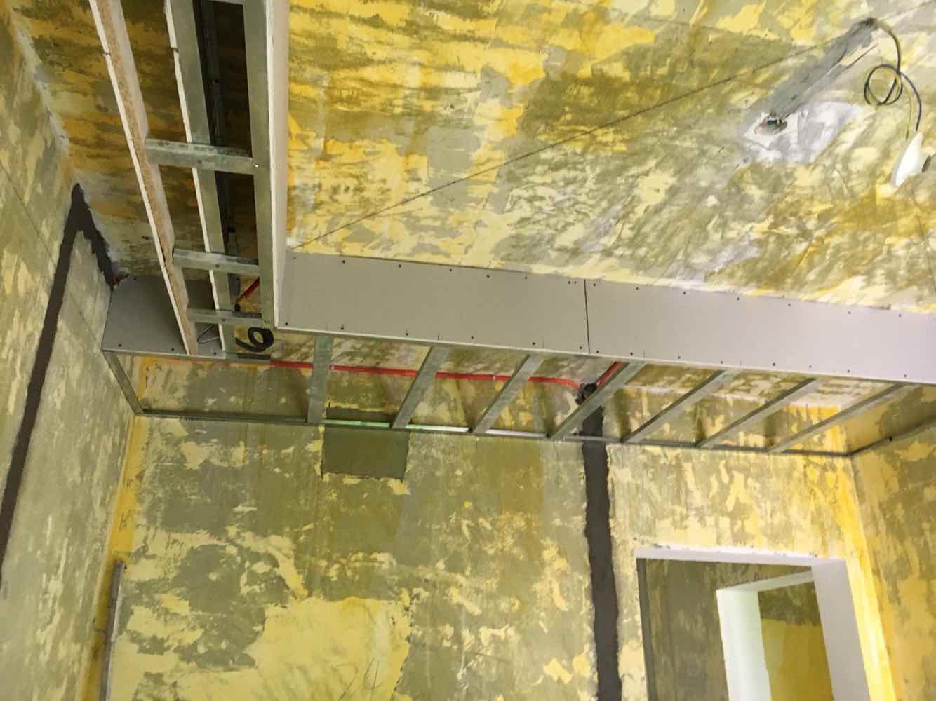 新湖明珠城木作基层验收效果图