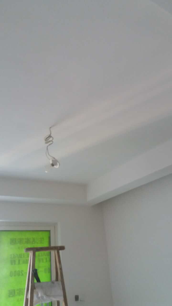 新湖明珠城乳胶漆基层验收效果图